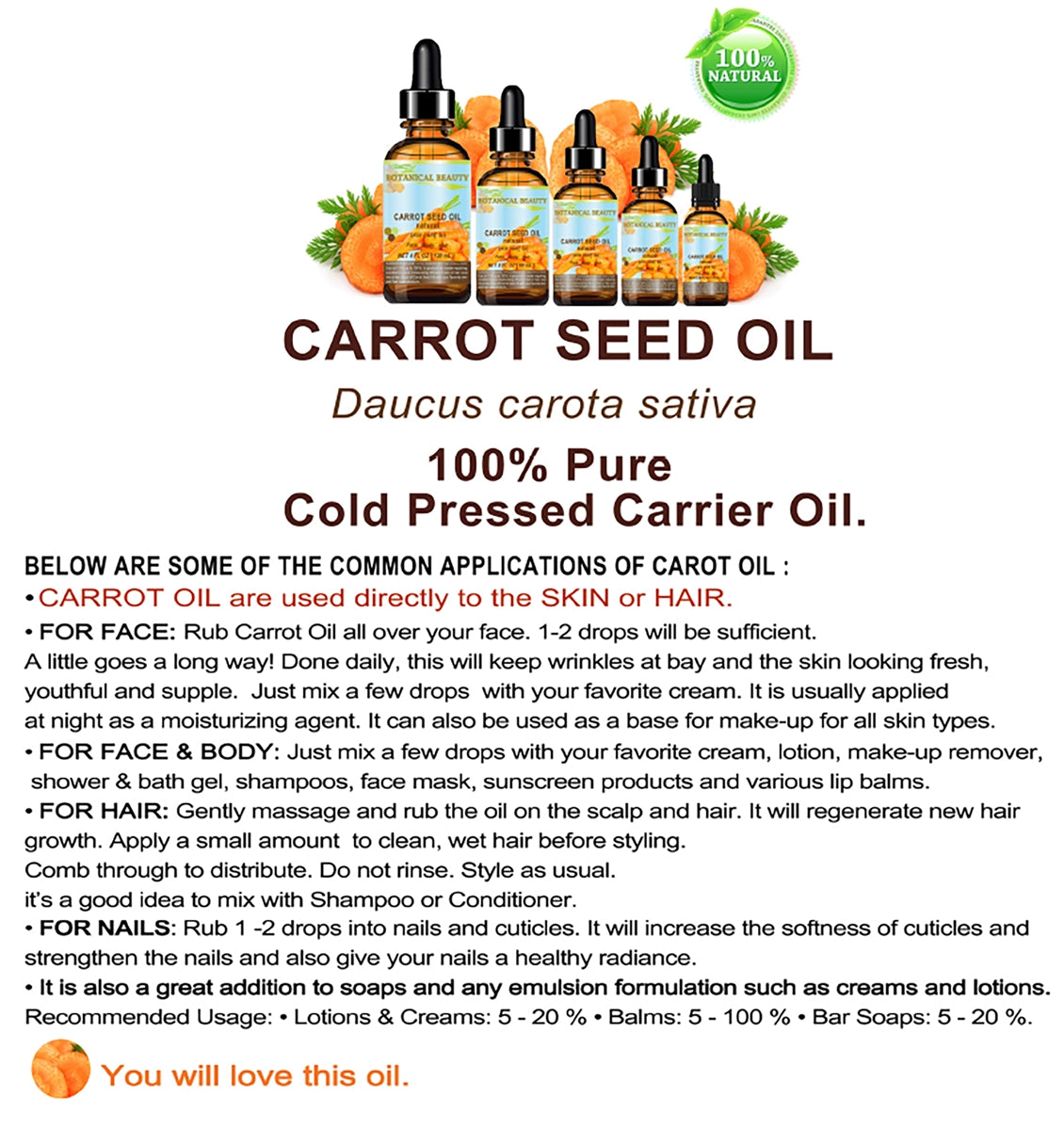 Carrot Seed Oil