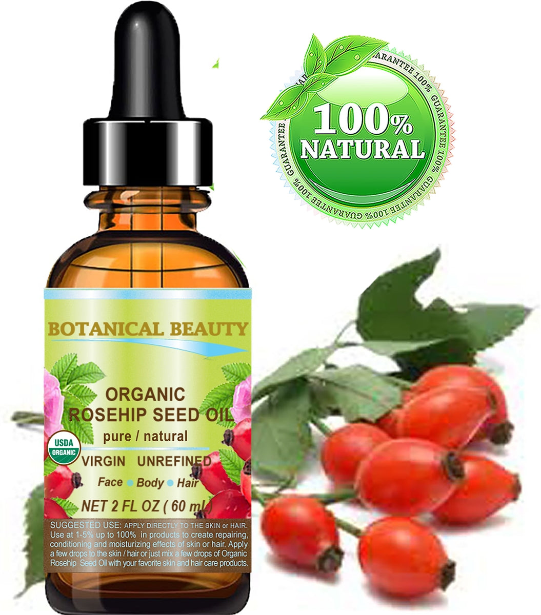 rose seed oil for hair Botanical Beauty Organic Rosehip Seed Oil – Chateau Cosmetics Botanical Beauty