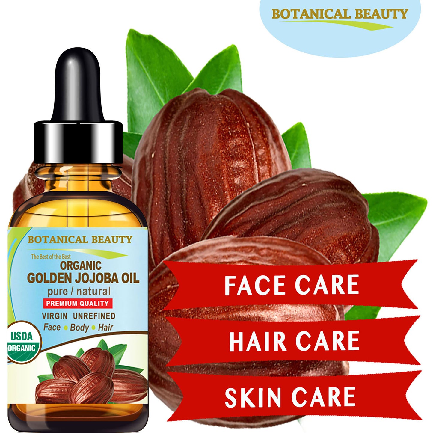 Aceite de jojoba dorado orgánico