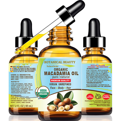 Organic Macadamia Oil
