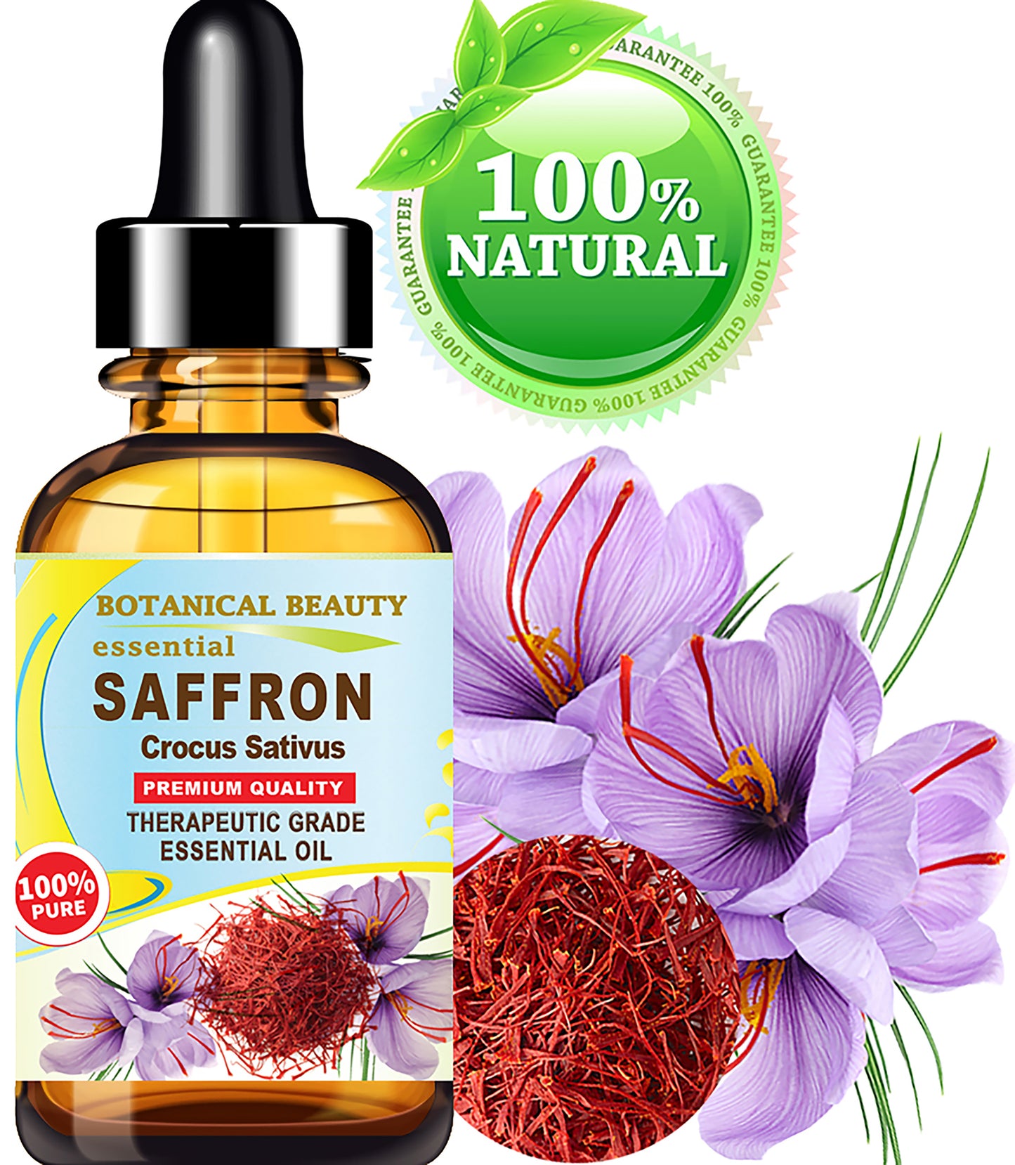 Aceite esencial de azafrán