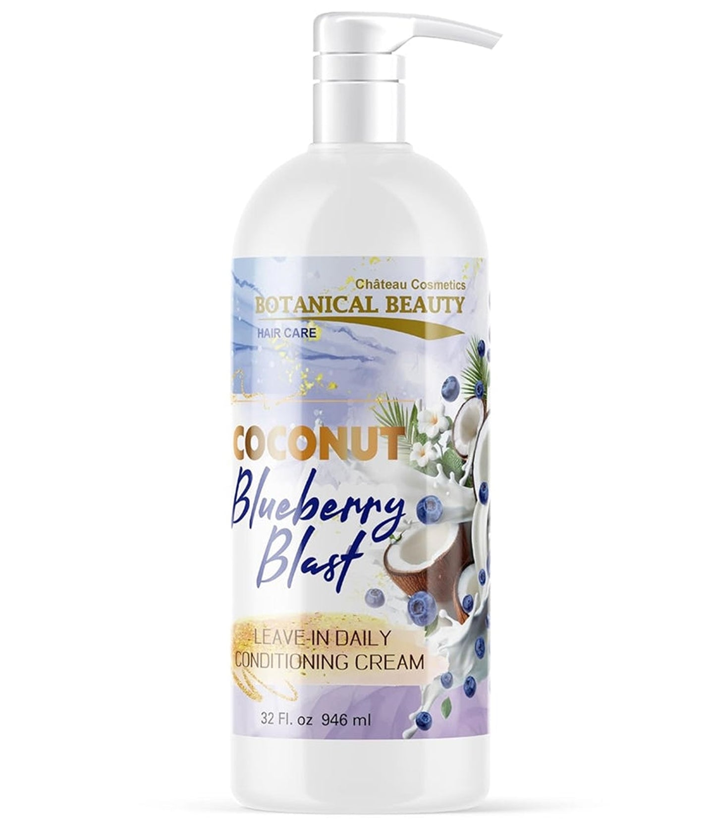 Acondicionador sin enjuague Coconut Blueberry Blast de 32 onzas líquidas (946 ml)