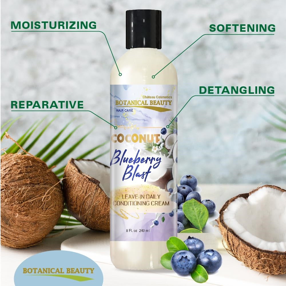 Coconut Blueberry Blast Leave-In Conditioner 8 Fl Oz - 240 ml