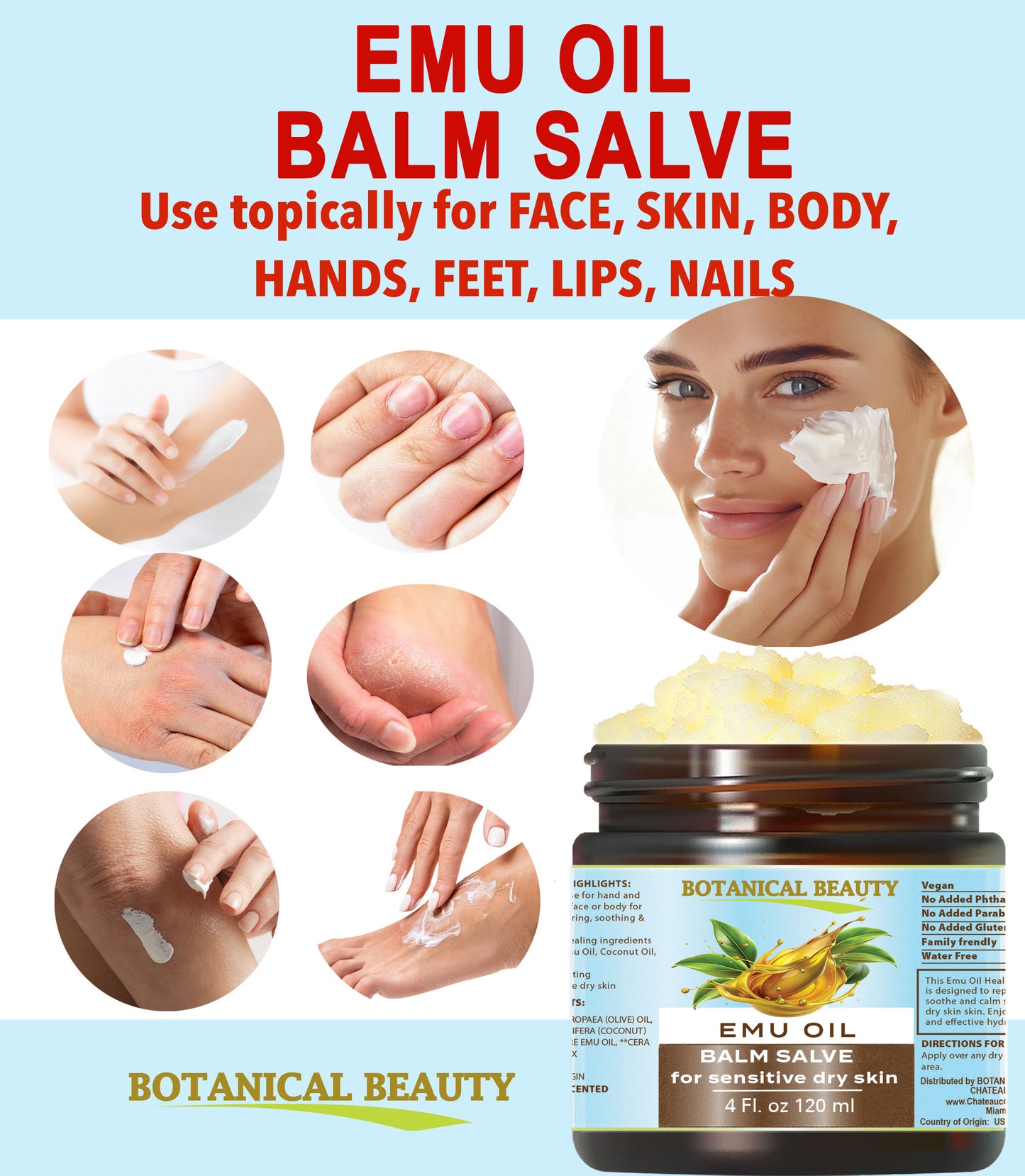 Emu Oil Balm Salve
