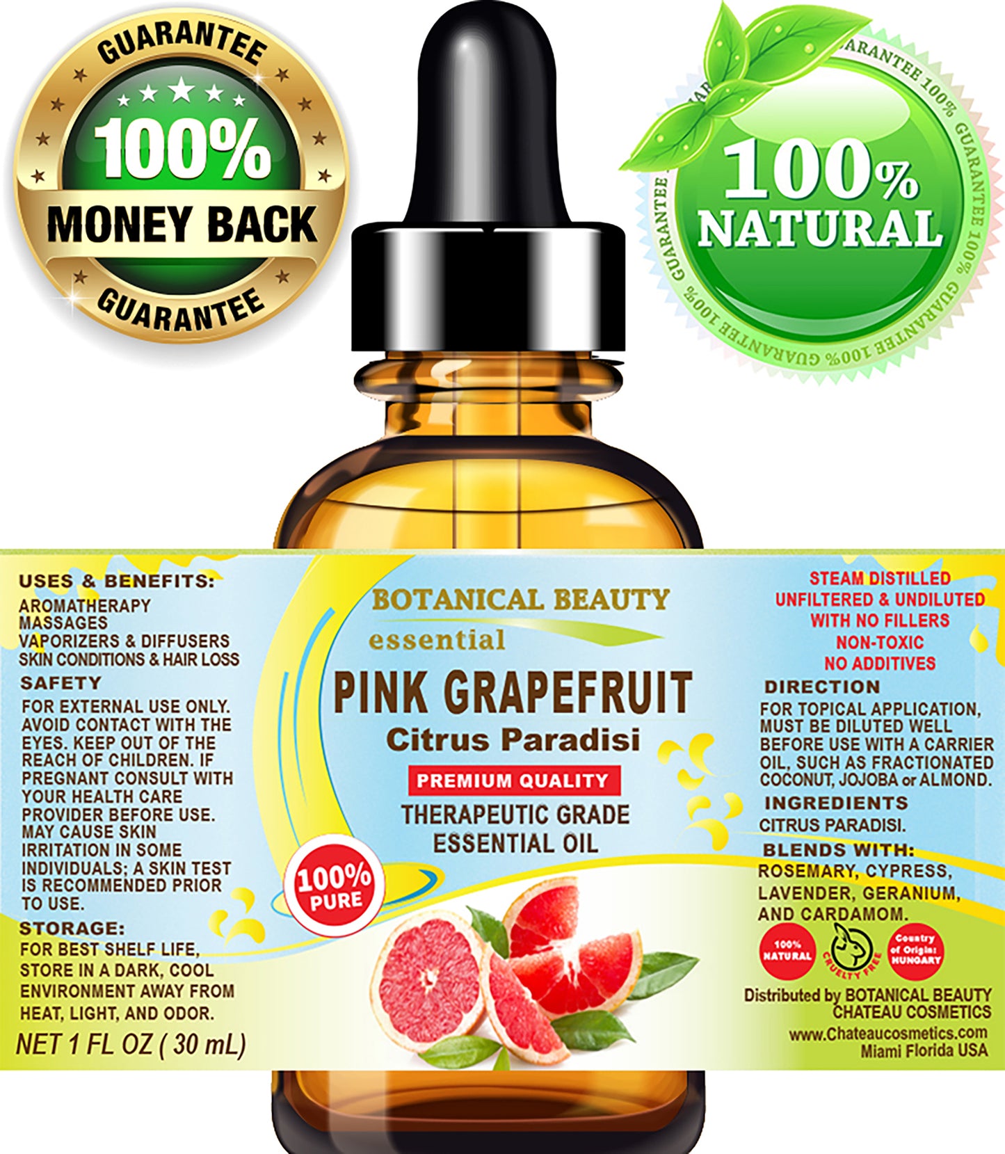 Pink Grapefruit Essential Oil