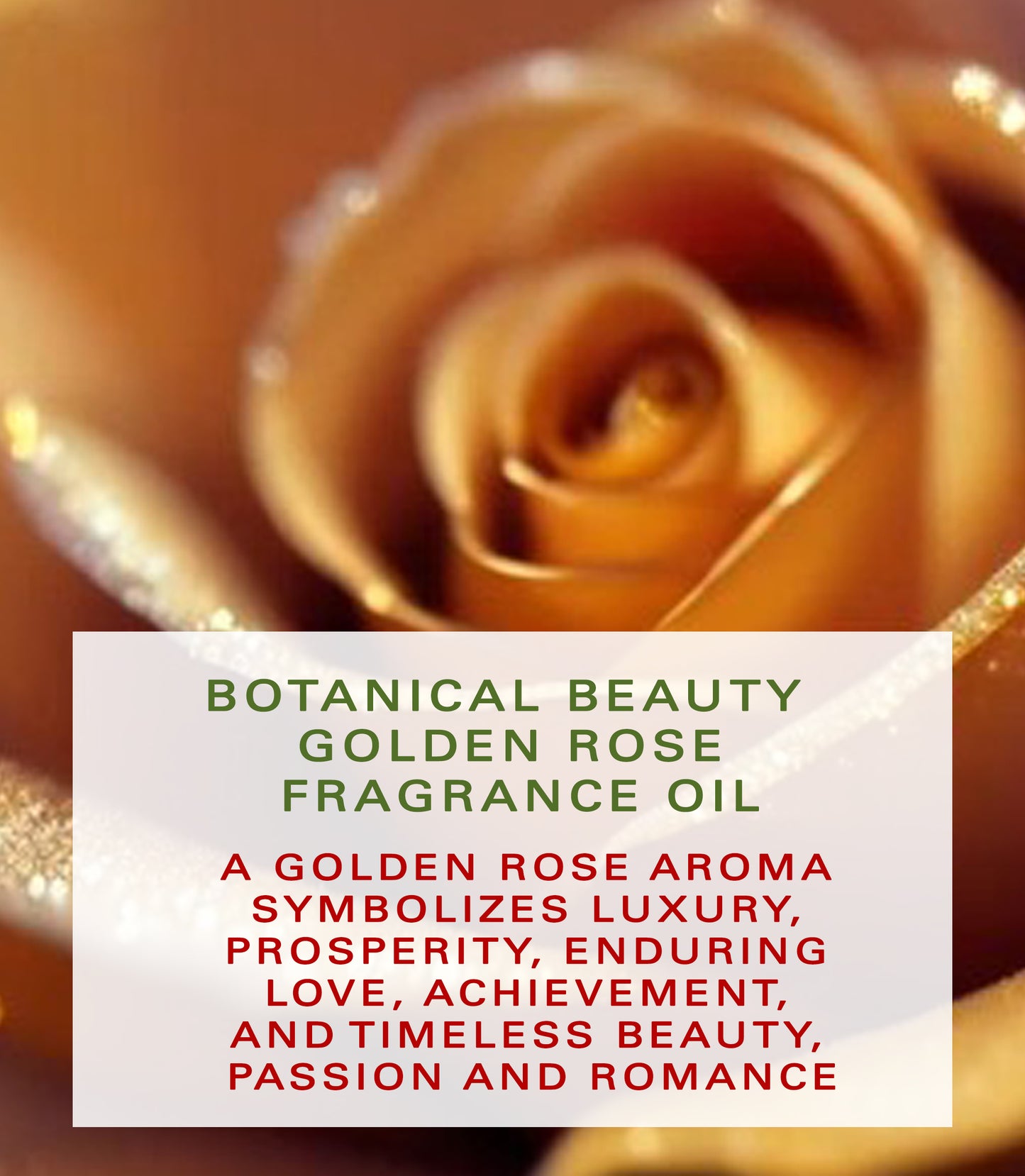 Golden Rose Fragrance Oil