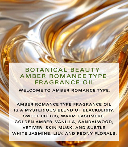 Aceite aromático tipo romance de ámbar