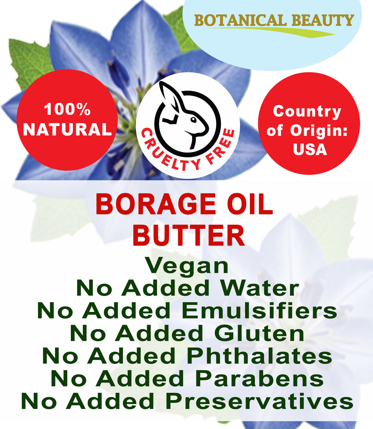 Borage Oil Butter