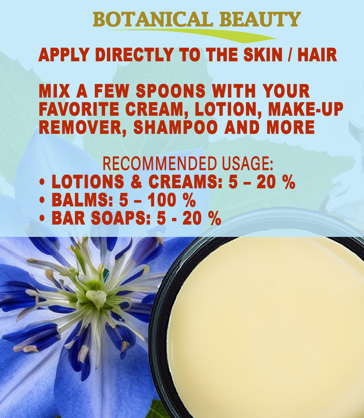 Borage Oil Butter