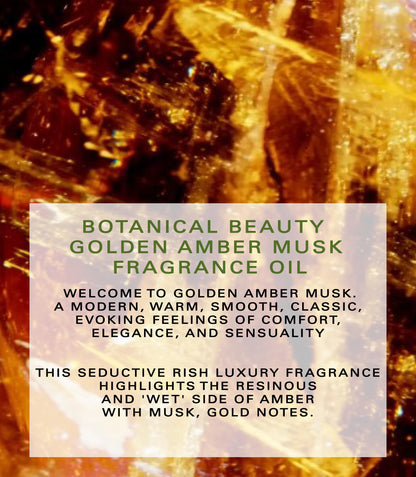 Golden Amber Musk Fragrance Oil