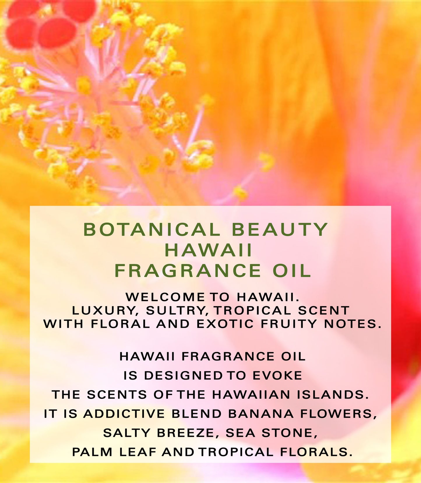 Hawaii Fragrance Oil