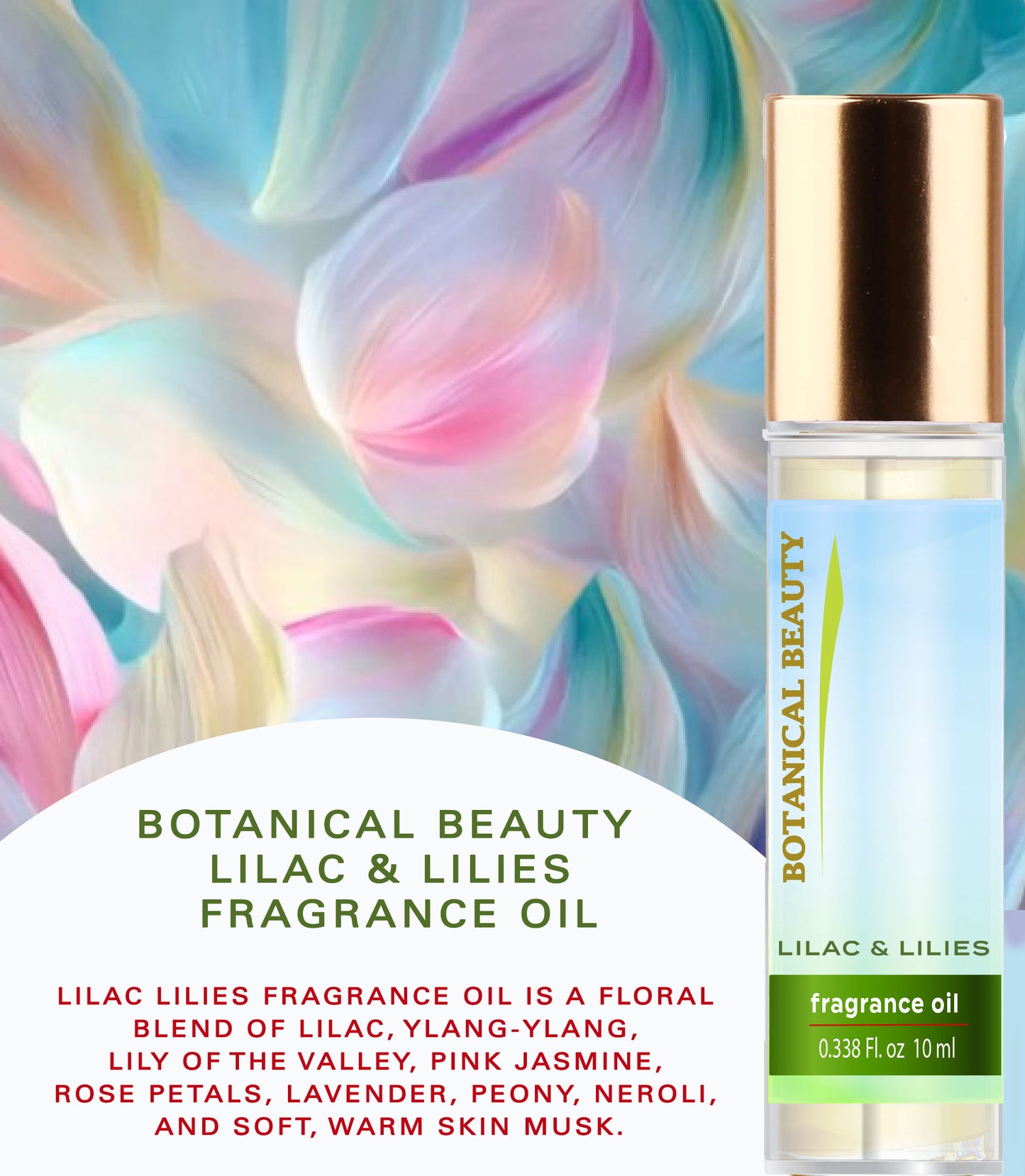 Aceite aromático de lirios lilas