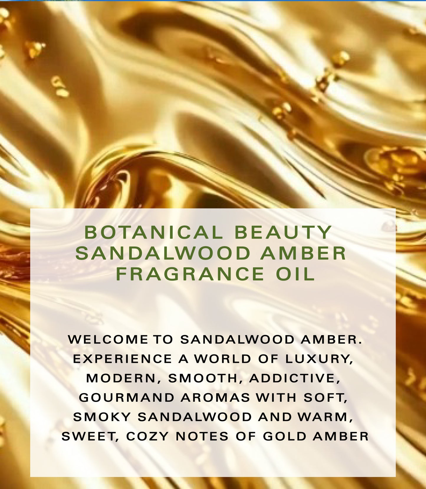 Sandalwood Amber Fragrance Oil