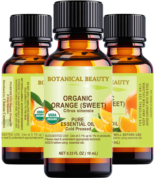 Aceite esencial de naranja (dulce) orgánico
