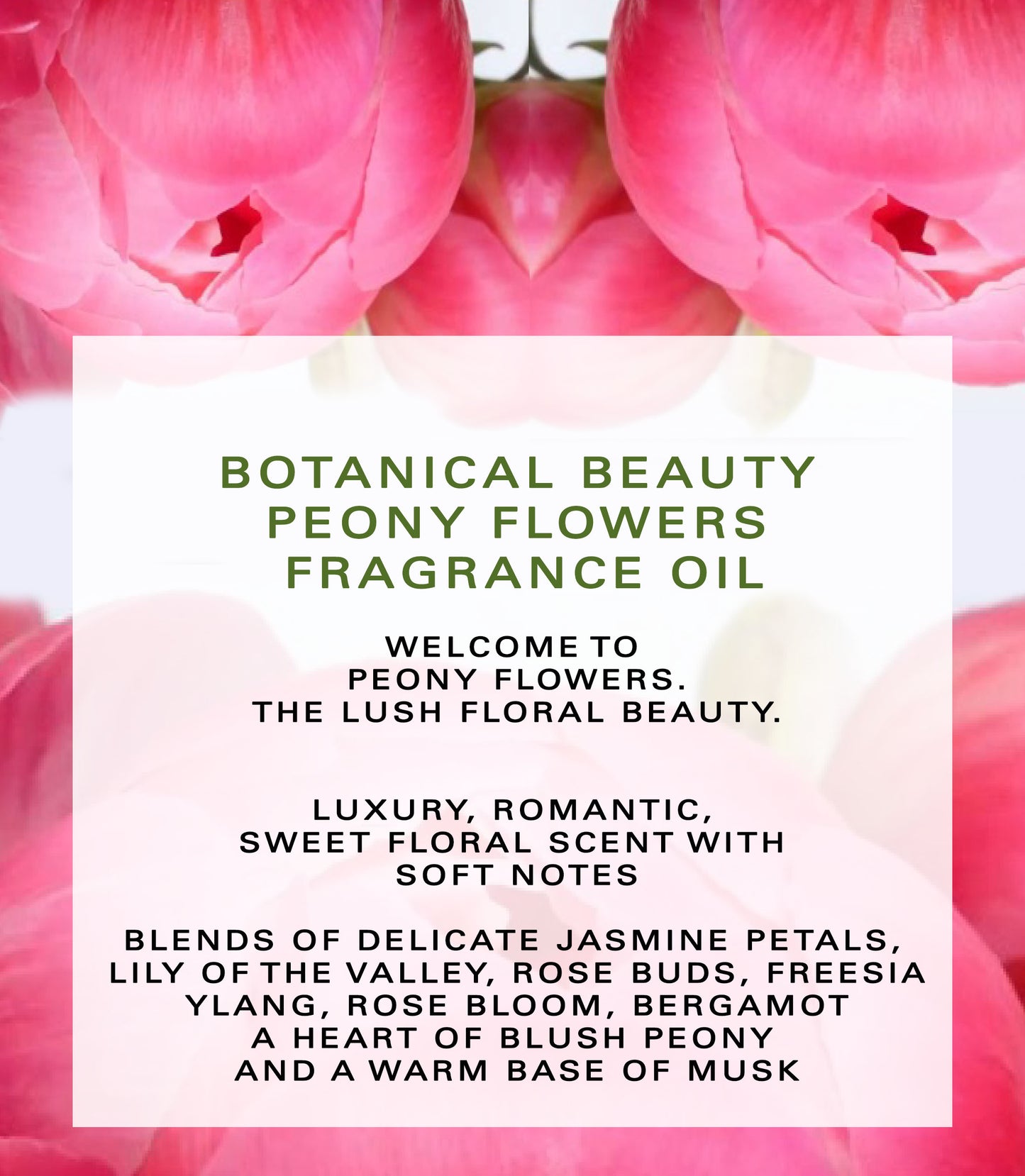 Peony Flowers Fragrance Oil