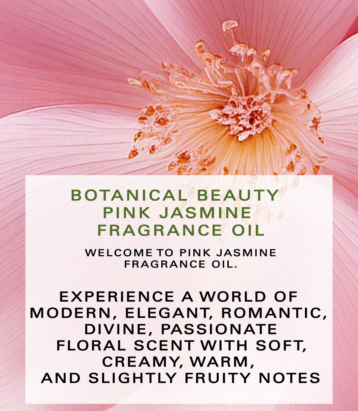 Pink Jasmine Fragrance Oil