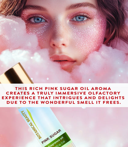 Aceite aromático de azúcar rosa