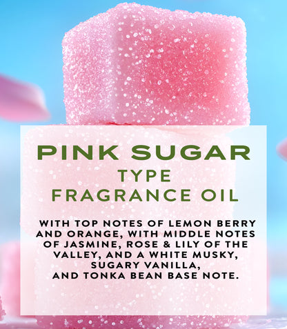 Aceite aromático de azúcar rosa