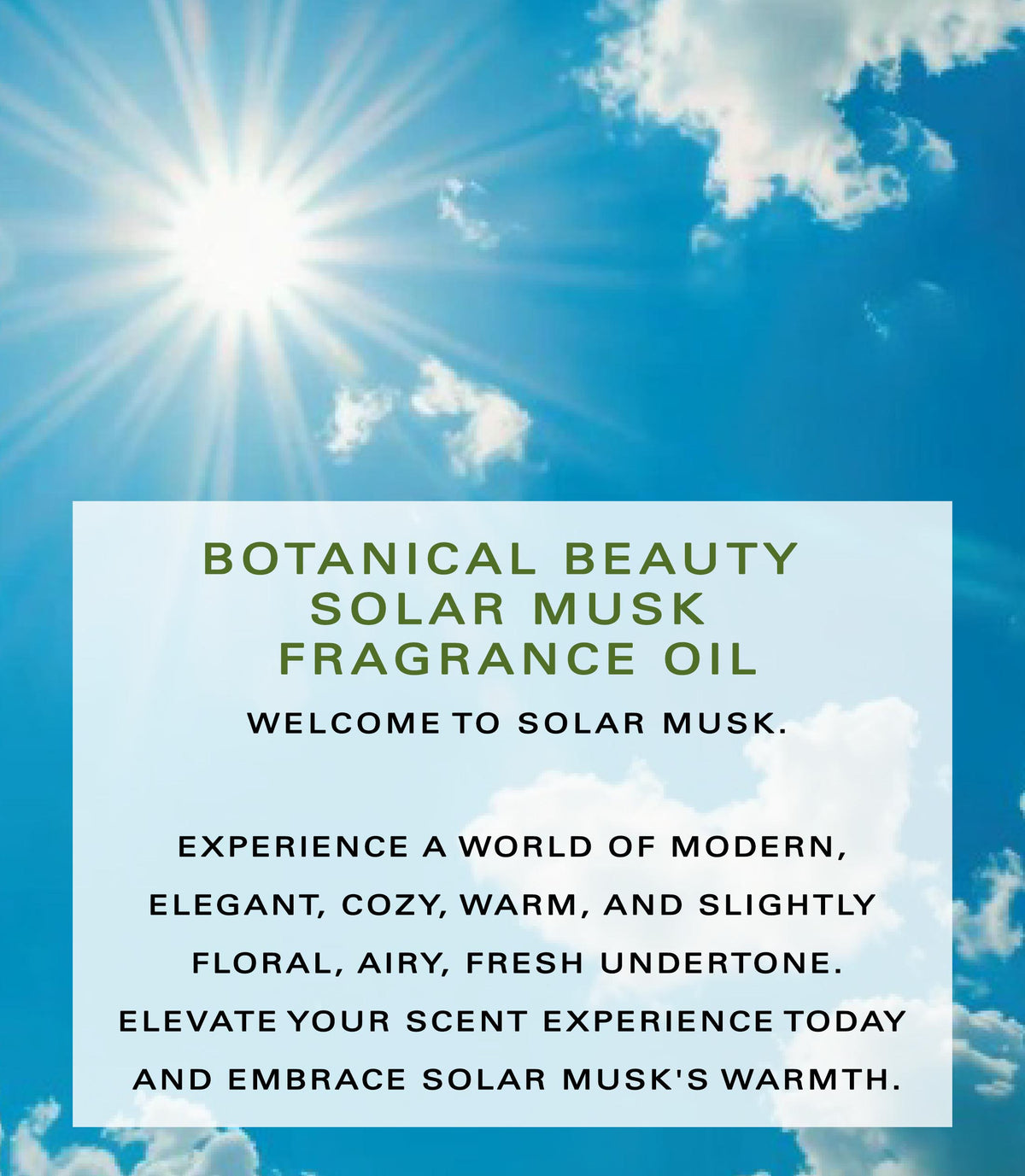 Solar Musk Fragrance Oil