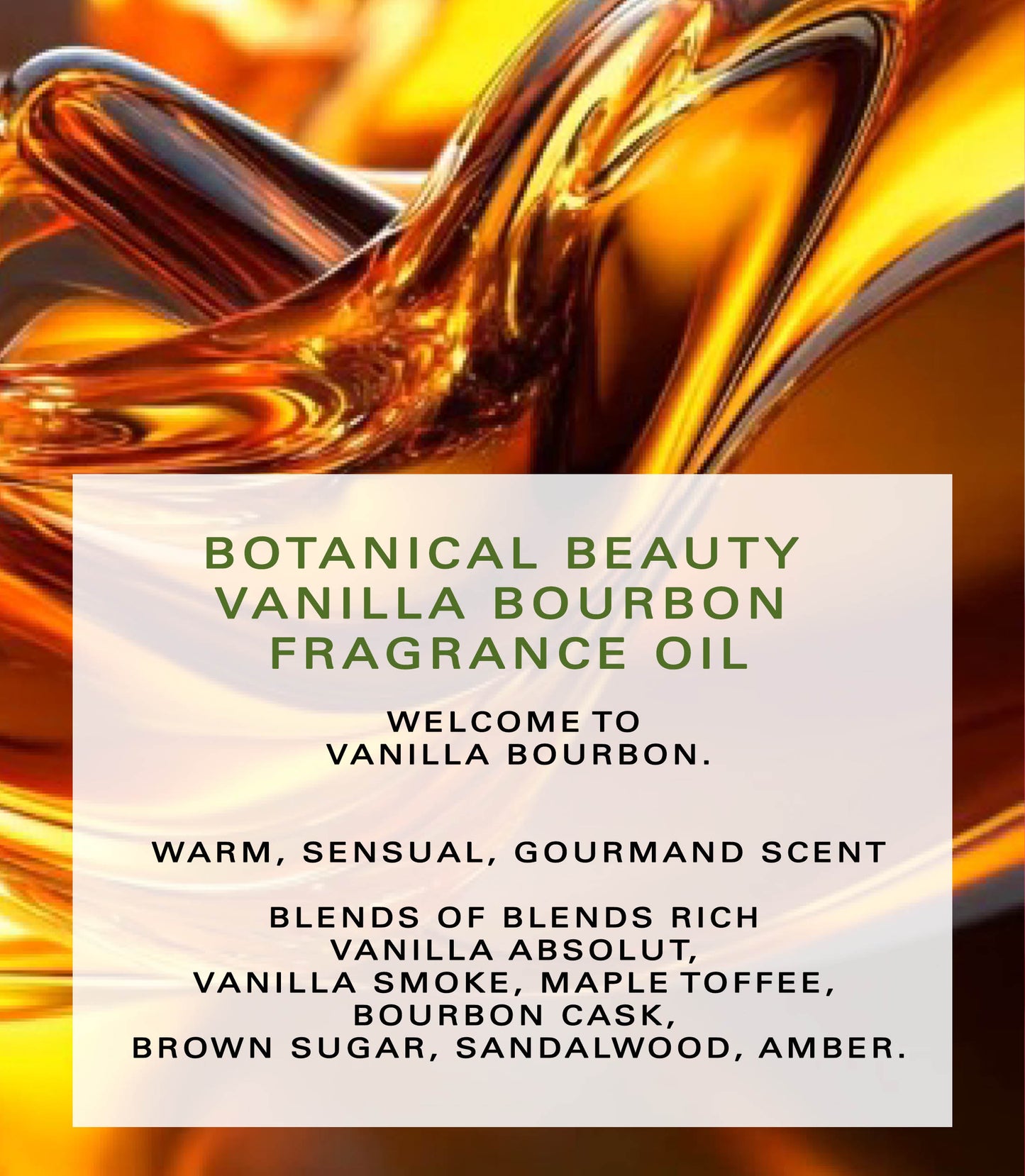 Vanilla Bourbon Fragrance Oil