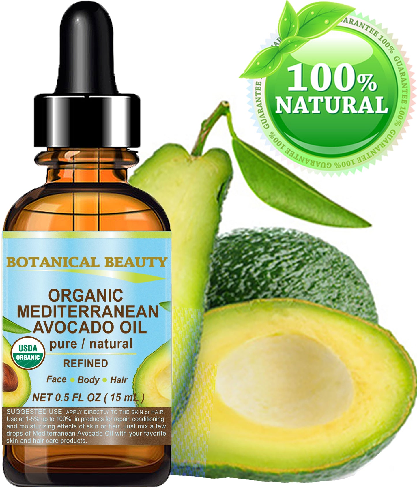 Organic Mediterranean Avocado Oil Refined