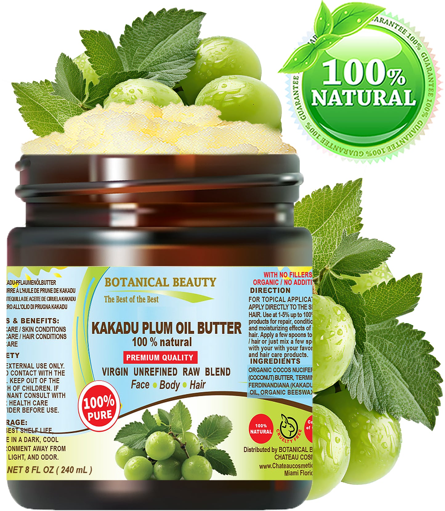 Mantequilla de aceite de ciruela Kakadu