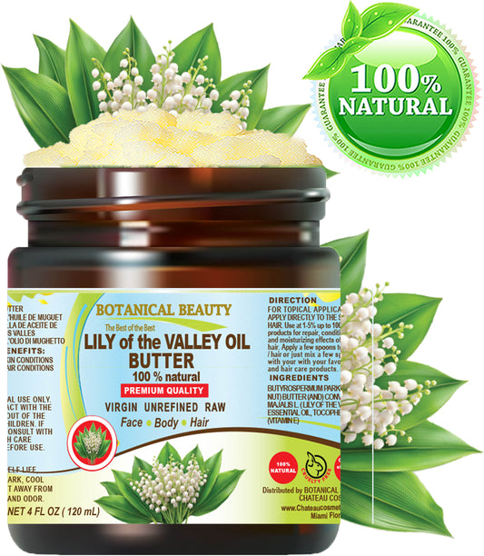 Mantequilla de aceite de lirio de los valles