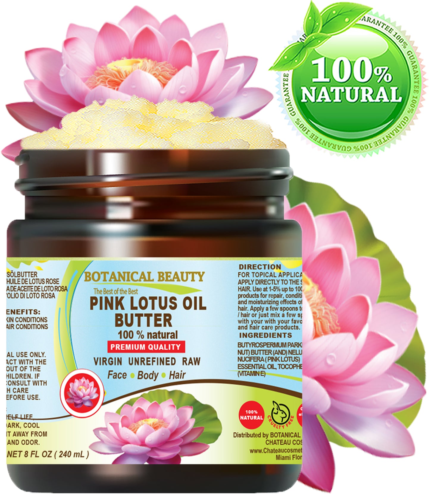 Pink Lotus Oil Butter