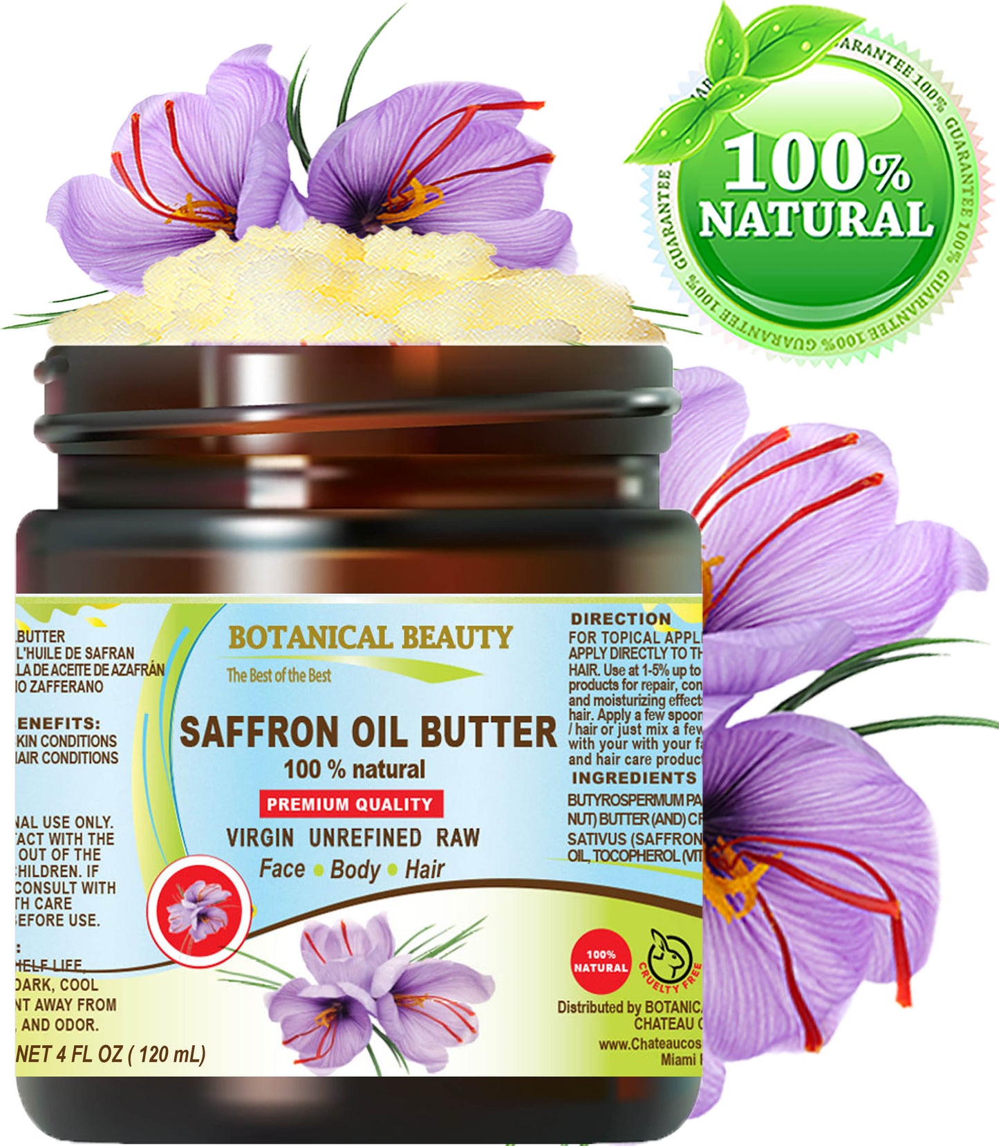 Saffron Oil Butter