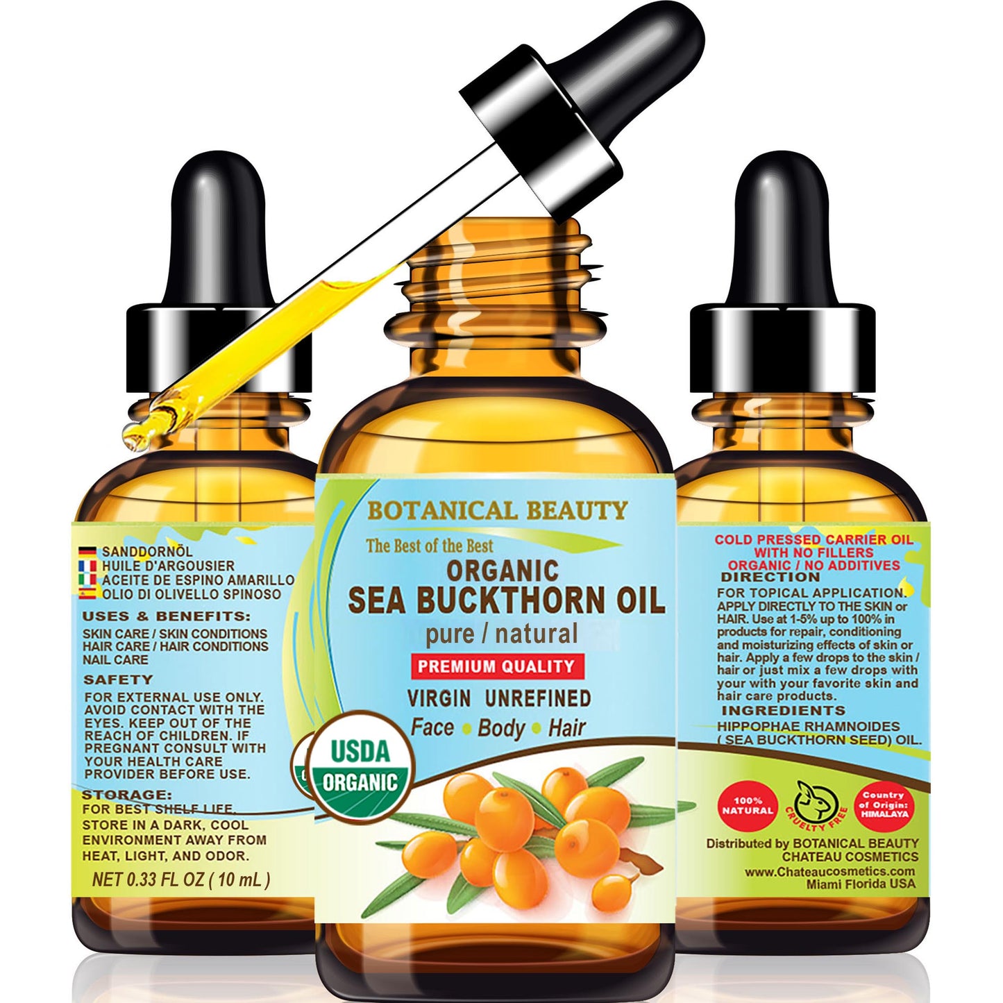 Organic Sea Buckthorn Oil
