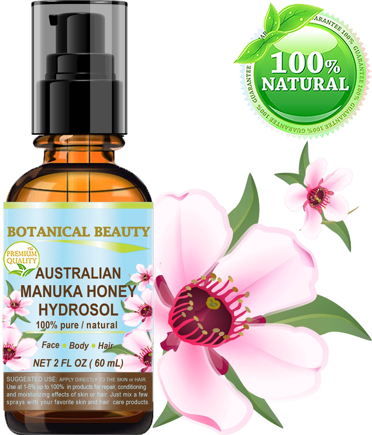 Hidrosol de miel de manuka australiana