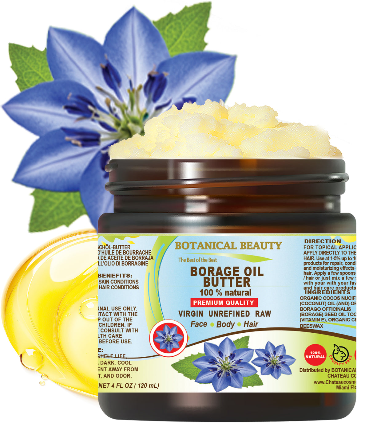 Borage Oil Butter