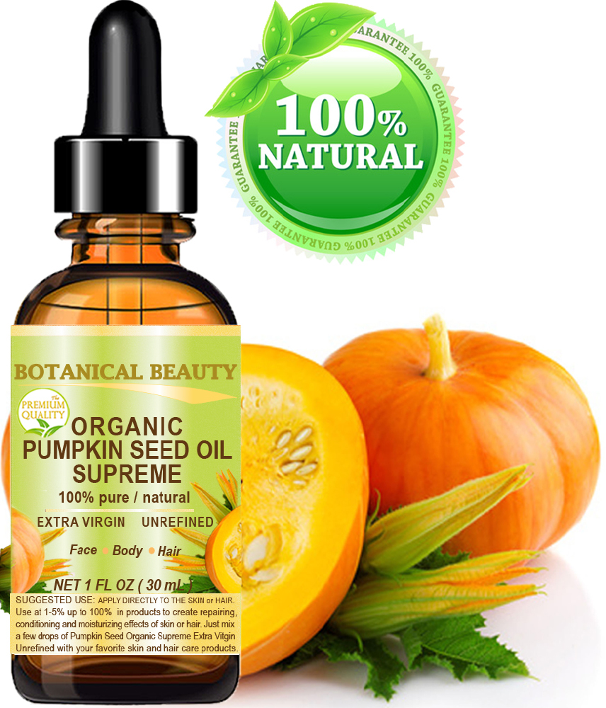 Botanical Beauty ORGANIC PUMPKIN SEED OIL supreme 1 Fl.oz.- 30 ml